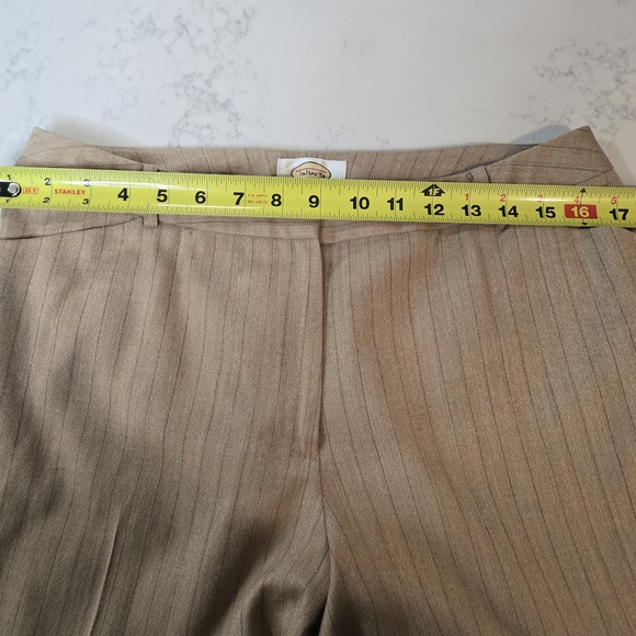 Talbots Women's Tan Wide Leg Pants - Picture 15 of 15